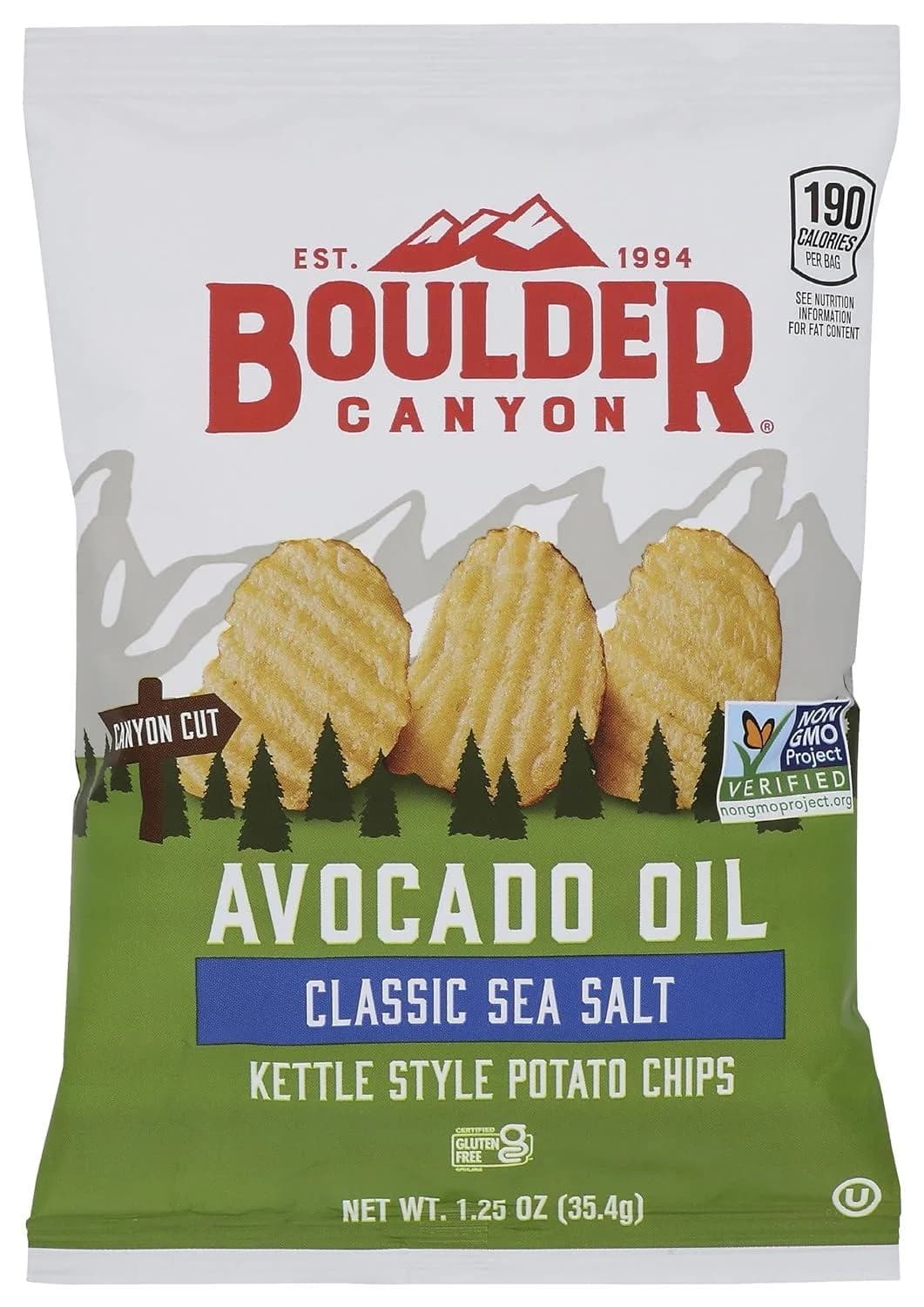 Boulder Canyon Classic Sea Salt Avocado Oil Potato Chips