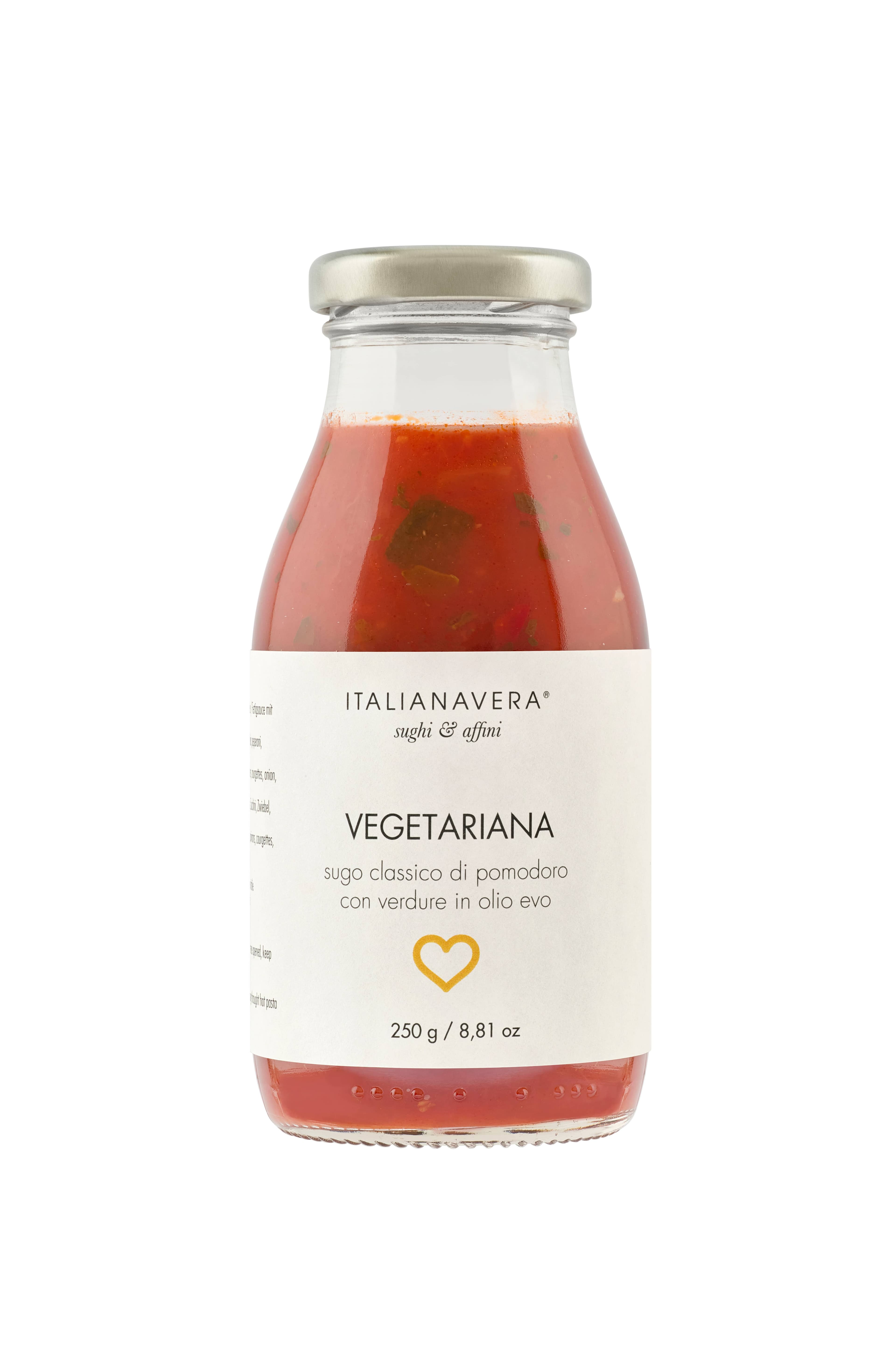VEGETARIAN - tomato and vegetable sauce 250g