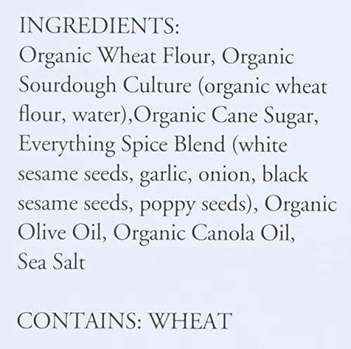Rustic Bakery Organic Everything Spice Sourdough Flatbread