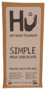 Hu Organic Simple Milk Chocolate Bar 2.1oz