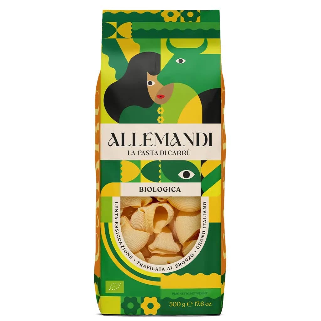 Allemandi Organic Lumaconi di Semola di Grano Duro