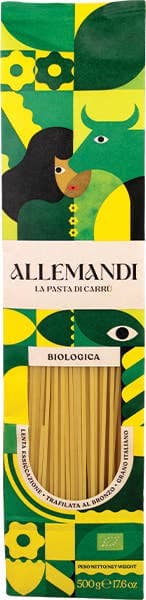 Allemandi Organic Spaghetti di Semola di Grano Duro