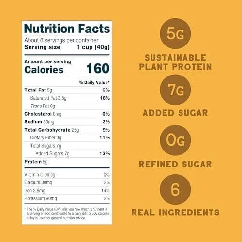Seven Sundays Oat Protein Cereal, Simply Honey