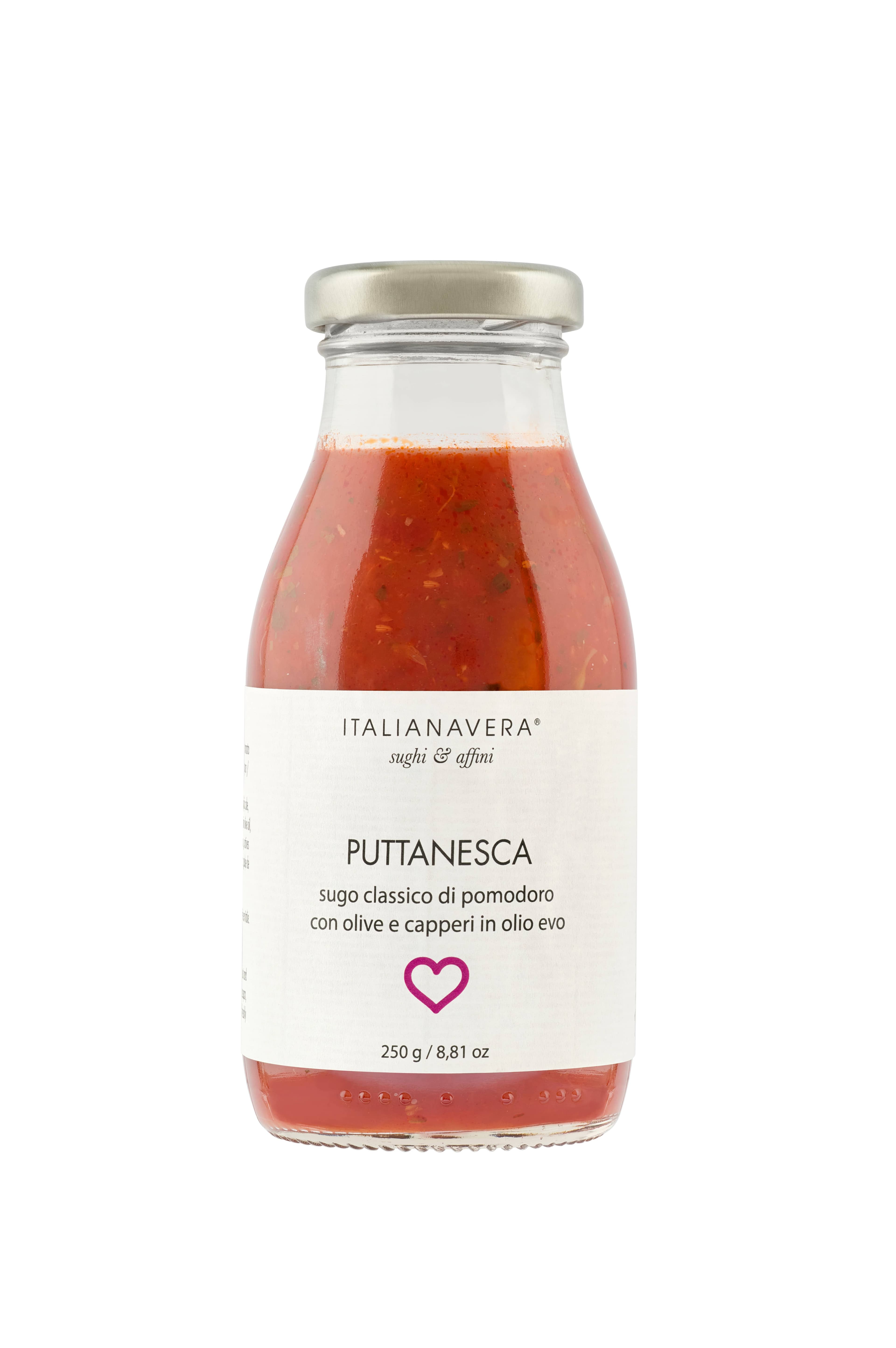 PUTTANESCA - tomato sauce with olives and capers 250g
